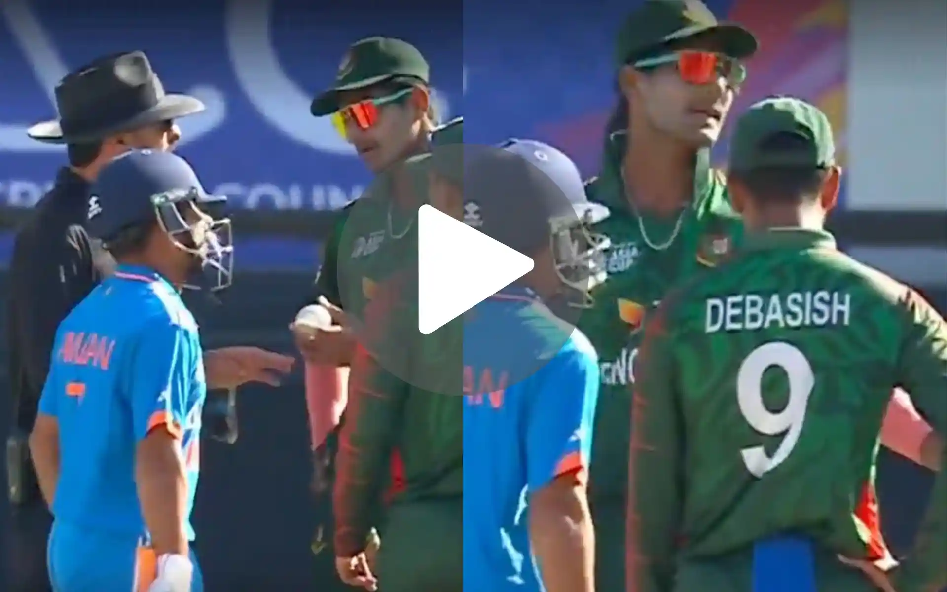 [Watch] Big Fight Erupts In India Vs Bangladesh Match As U19 Asia Cup Final Turns Violent